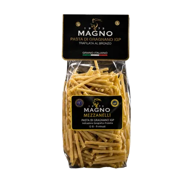 Gragnano IGP Bronze-Drawn Mezzanelli Pasta Gragnano IGP Bronze-Drawn Mezzanelli Pasta