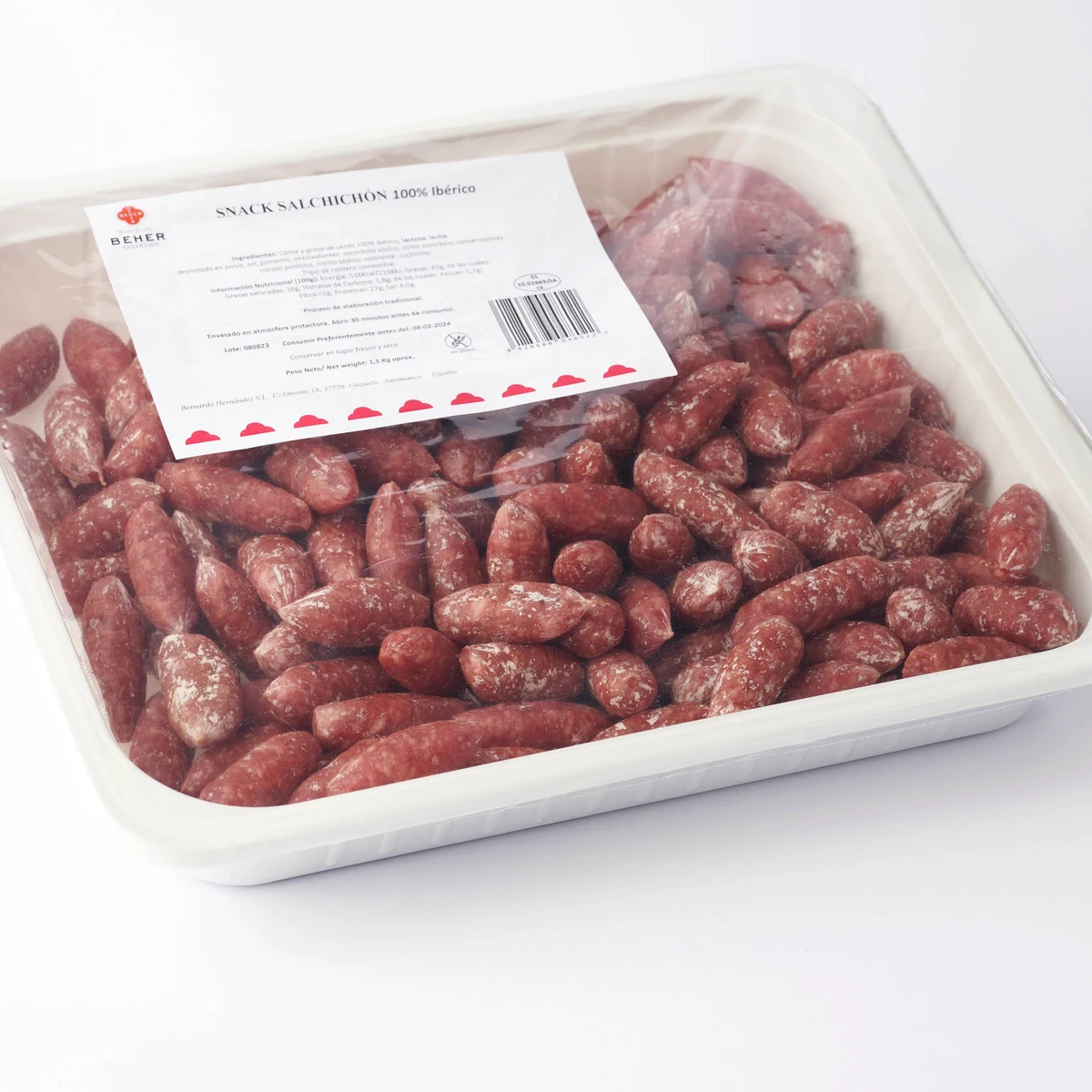 100% Iberico Bellota Salchichón Snack – 1.5 kg Pack
