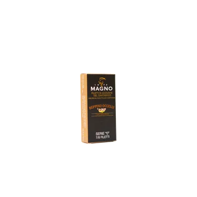 Cantabrian Anchovy Fillets in Beppino Occelli Butter (“Octavillo” Format – 7/8 Fillets, 50 g) Cantabrian Anchovy Fillets in Beppino Occelli Butter (“Octavillo” Format – 7/8 Fillets, 50 g)